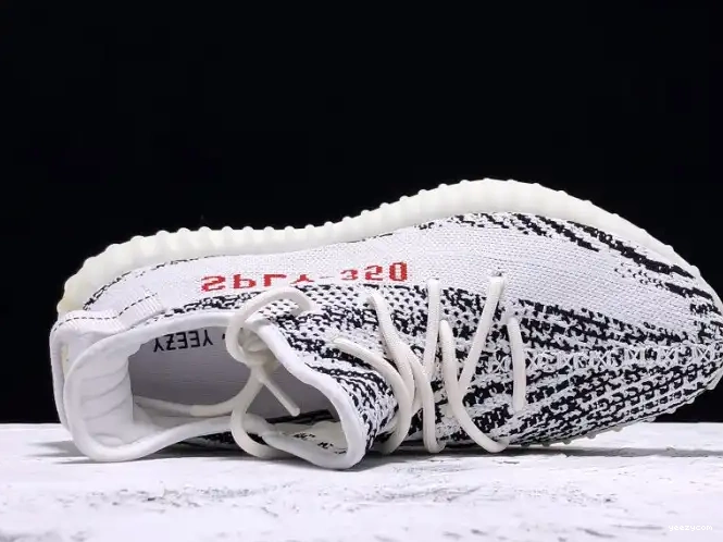 Boost Yeezy White Black Adidas Zebra CP9654 V2 350 0523